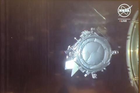 Image of PACE detaching from its rocket on February 7, 2024. Photo by Kelsey Allen. Image of PACE detaching from its rocket on February 7, 2024. Photo by Kelsey Allen.